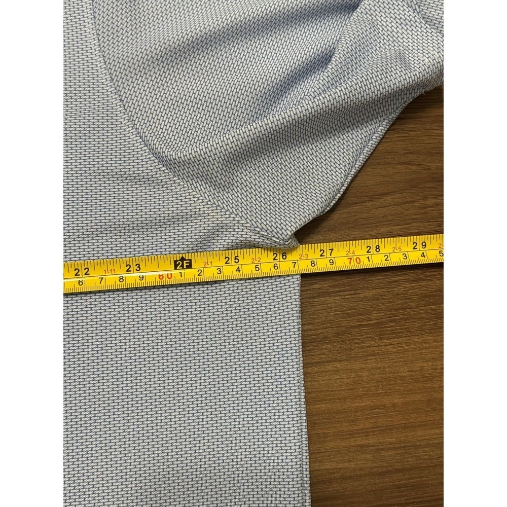 Holderness & Bourne Blue Geometric Print The Floyd Tailored Fit Polo Sz 2XL - Picture 6 of 9